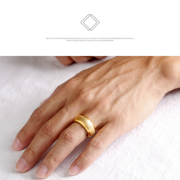 Men's Fashion Gold Ring-Mens Ring-SunnyHouse Jewelry