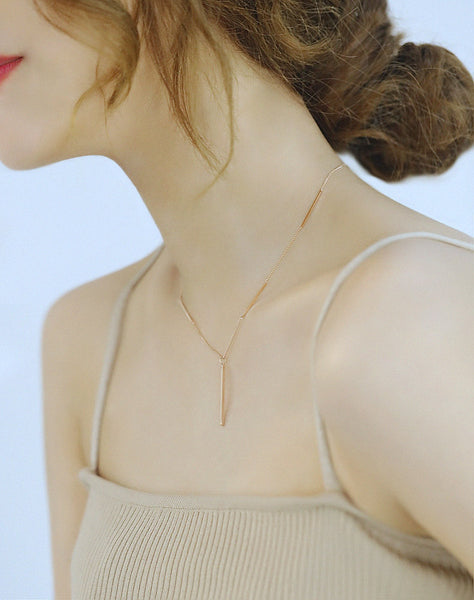 Women's Fashion Blinking Stick Pendant Necklace-Womens Pendant Necklace-SunnyHouse Jewelry