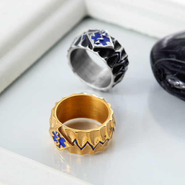 Men's Fashion Medical Sign Ring-Mens Ring-SunnyHouse Jewelry