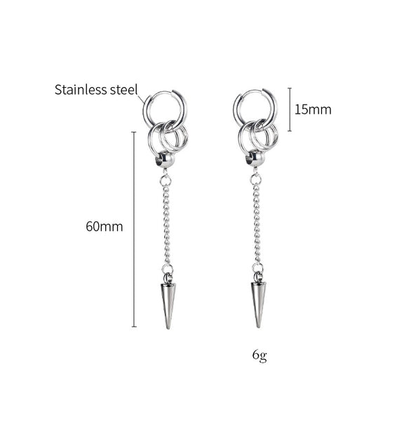 Women's Fashion Hip Hop Earrings-Womens Earrings-SunnyHouse Jewelry