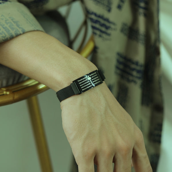 Men's Fashion Cross Belt Bracelet-Mens Bracelet-SunnyHouse Jewelry