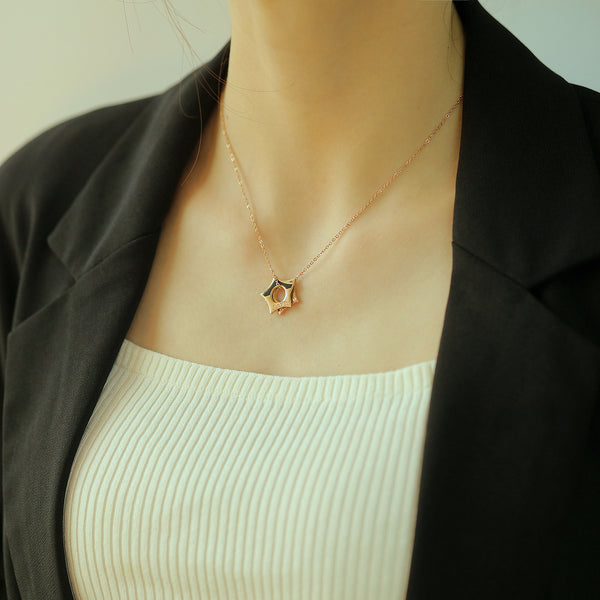 Women's Fashion Star Pendant Necklace-Womens Pendant Necklace-SunnyHouse Jewelry