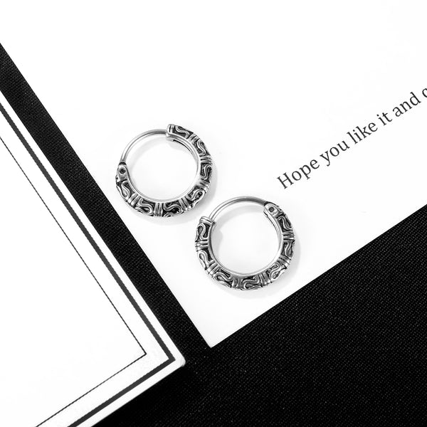 Women's Fashion Hoop Earrings-Womens Earrings-SunnyHouse Jewelry
