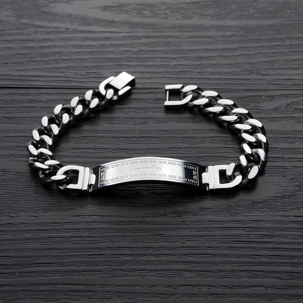 Men's Fashion Cross Bracelet-Mens Bracelet-SunnyHouse Jewelry