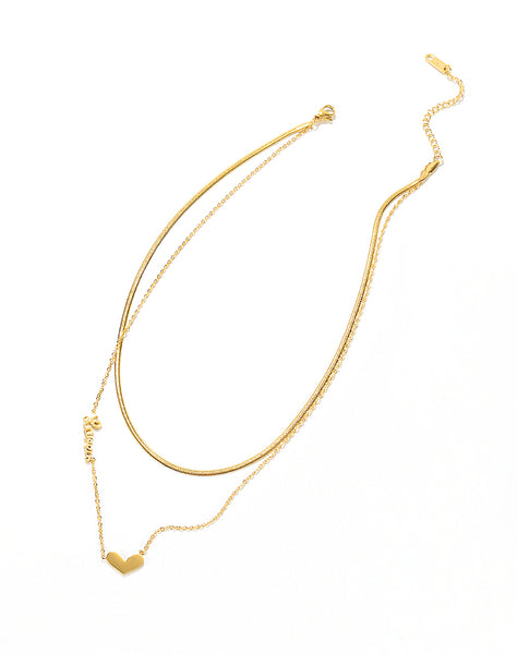 Women's Fashion Cute Heart Pendant Necklace-Womens Pendant Necklace-SunnyHouse Jewelry