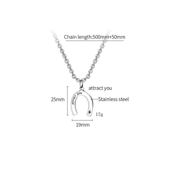 Men's Fashion Magnetic Attract You Pendant Necklace-Mens Pendant Necklace-SunnyHouse Jewelry