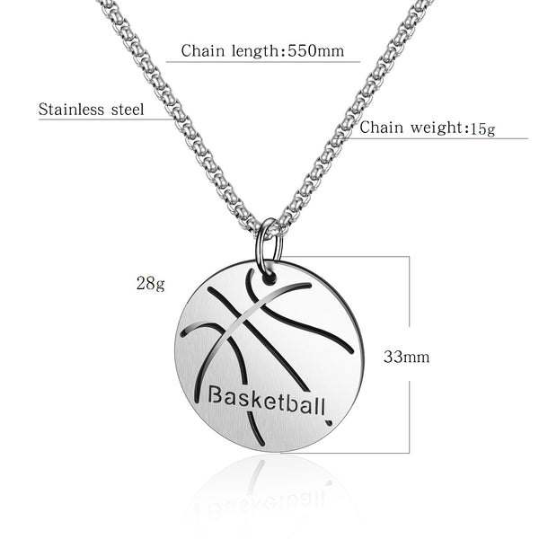 Men's Fashion NBA Pendant Necklace-Mens Pendant Necklace-SunnyHouse Jewelry
