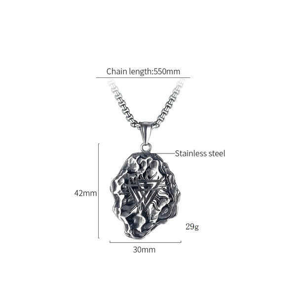 Men's Fashion Hip Hop Aerolite Pendant Necklace-Mens Pendant Necklace-SunnyHouse Jewelry