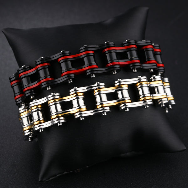 Men's Fashion Big Harley Bike Bracelet-Mens Bracelet-SunnyHouse Jewelry