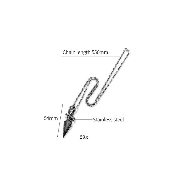 Men's Fashion Snake Sword Hip Hop Pendant Necklace-Mens Pendant Necklace-SunnyHouse Jewelry