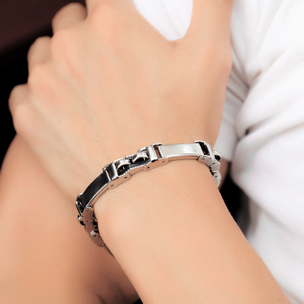 Men's Fashion Chain Wheel Bracelet-Mens Bracelet-SunnyHouse Jewelry