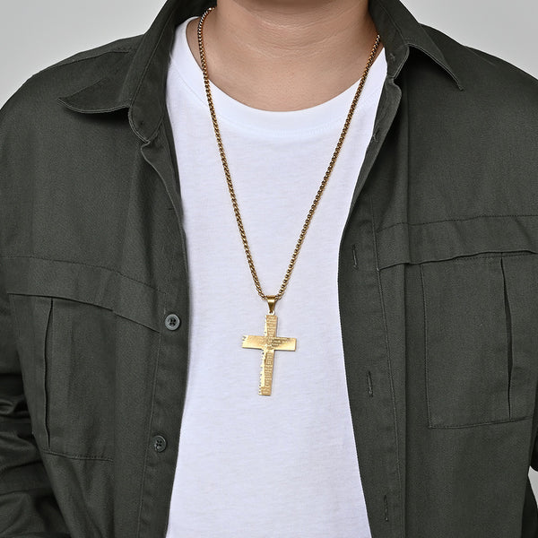 Men's Fashion Special Cross Pendant Necklace-Mens Pendant Necklace-SunnyHouse Jewelry