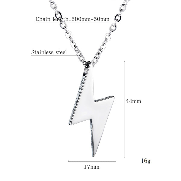 Men's Fashion Flash Pendant Necklace-Mens Pendant Necklace-SunnyHouse Jewelry
