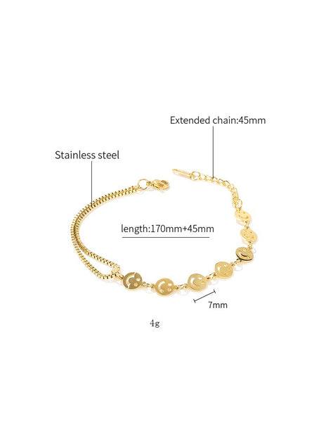 Women's Fashion Smiling Bracelet-Womens Bracelet-SunnyHouse Jewelry