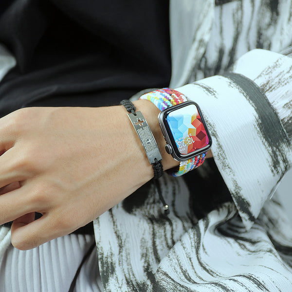 Men's Fashion Cross Bracelet-Mens Bracelet-SunnyHouse Jewelry