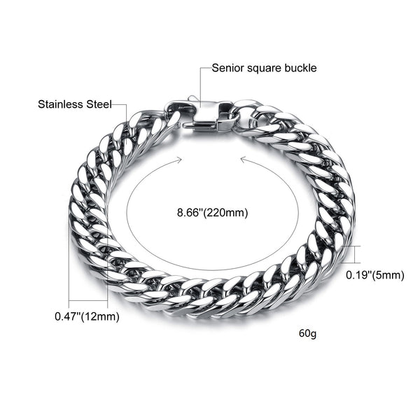 Men's Fashion Link Bracelet-Mens Bracelet-SunnyHouse Jewelry