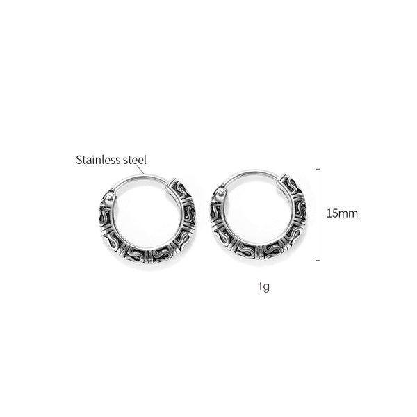 Women's Fashion Hoop Earrings-Womens Earrings-SunnyHouse Jewelry