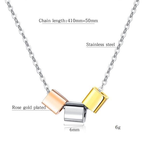Women's Fashion Lucky Dice Pendant Necklace-Womens Pendant Necklace-SunnyHouse Jewelry