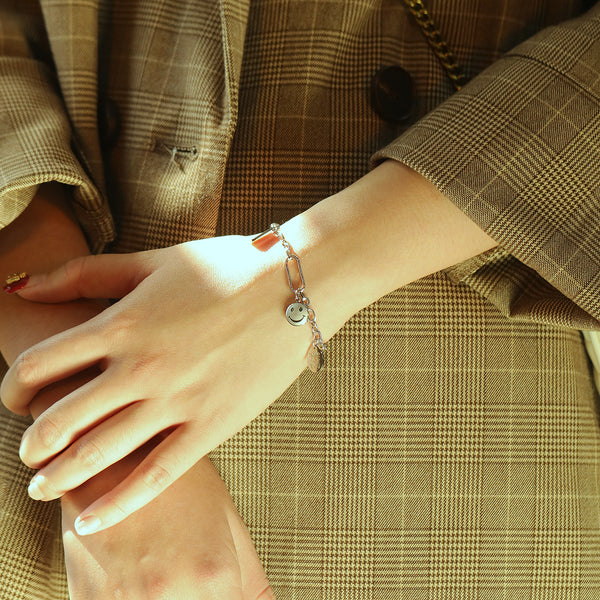 Women's Fashion Made for You, Smiling Bracelet-Womens Bracelet-SunnyHouse Jewelry