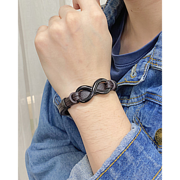 Men's Fashion Simple Leather Bracelet-Mens Bracelet-SunnyHouse Jewelry