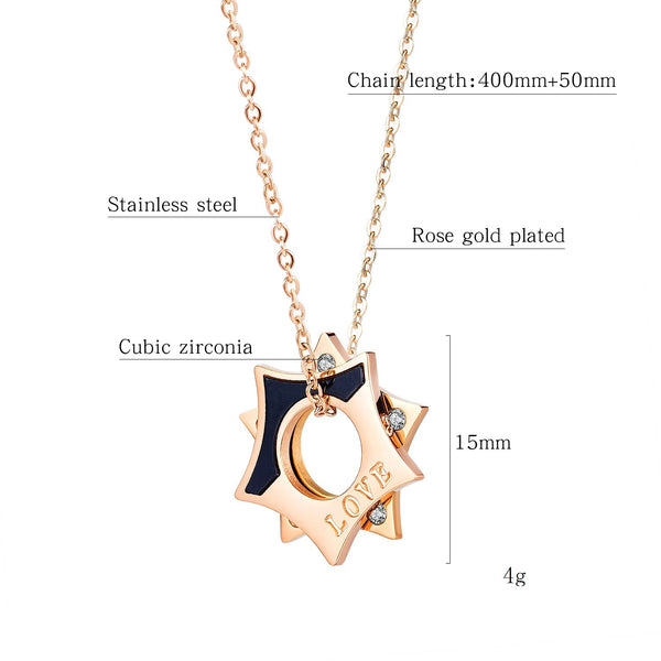 Women's Fashion Star Pendant Necklace-Womens Pendant Necklace-SunnyHouse Jewelry
