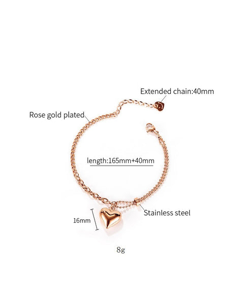 Women's Fashion Beautiful Heart Bracelet-Womens Bracelet-SunnyHouse Jewelry