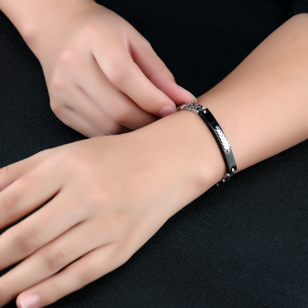 Men's Fashion Leaf Bracelet-Mens Bracelet-SunnyHouse Jewelry