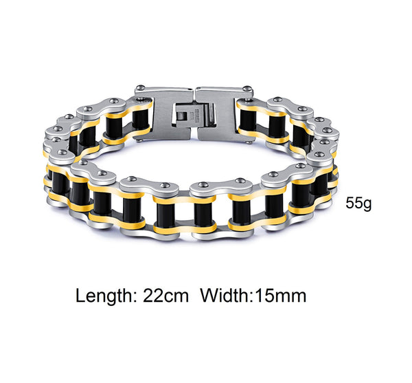 Men's Fashion Harley Bike Bracelet-Mens Bracelet-SunnyHouse Jewelry
