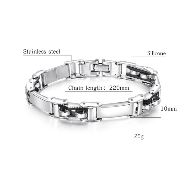 Men's Fashion Chain Wheel Bracelet-Mens Bracelet-SunnyHouse Jewelry