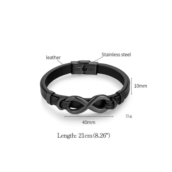 Men's Fashion Simple Leather Bracelet-Mens Bracelet-SunnyHouse Jewelry