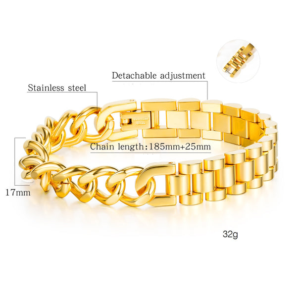 Men's Fashion Harley Bike Hip Hop Bracelet-Mens Bracelet-SunnyHouse Jewelry