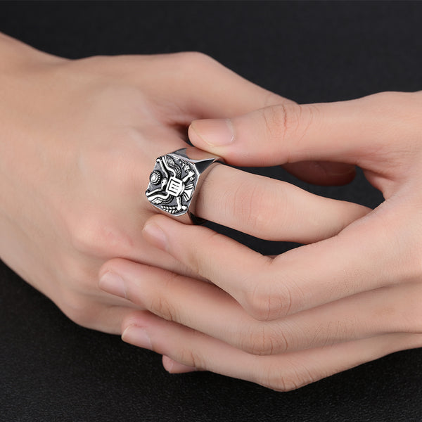 Men's Fashion Vintage Eagle Ring-Mens Ring-SunnyHouse Jewelry