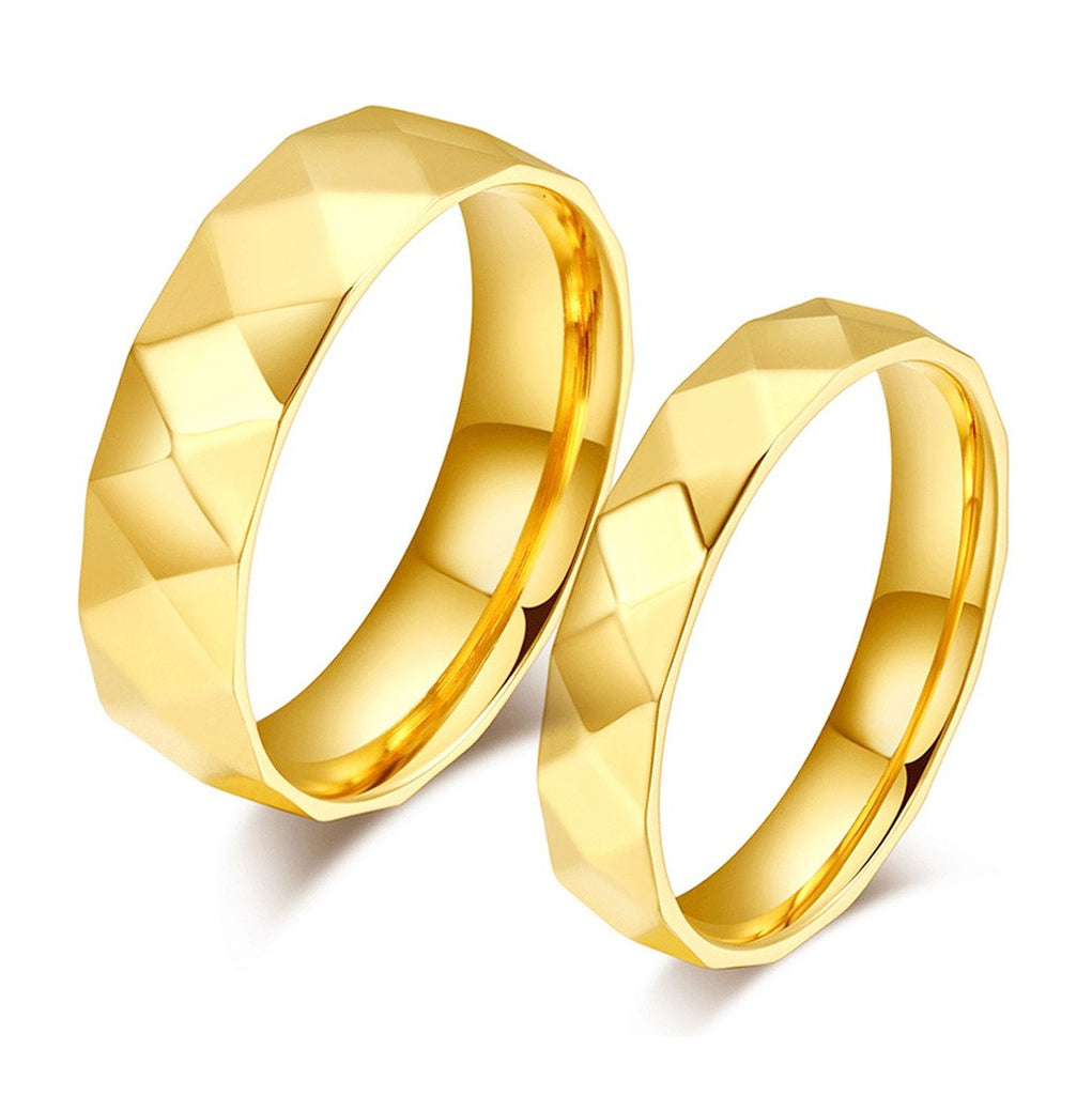 Sree Kumaran | 22K Gold Casting Band Type Couple Ring
