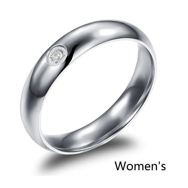 His & Hers Matching Set Fashion Style Couple Rings Wedding Band Set-Couple Rings-SunnyHouse Jewelry
