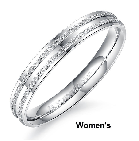 His & Hers Matching Set Fashion Style Couple Rings Wedding Band Set-Couple Rings-SunnyHouse Jewelry