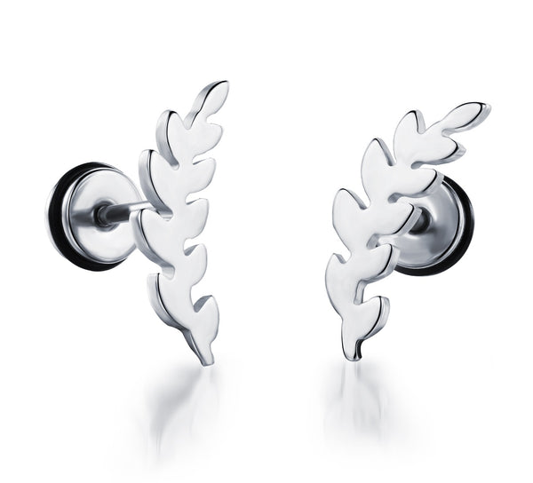 Women's Fashion Leaf Earrings-Womens Earrings-SunnyHouse Jewelry
