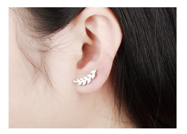 Women's Fashion Leaf Earrings-Womens Earrings-SunnyHouse Jewelry